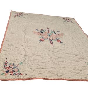 Junk Gypsy x Pottery Barn linen & cotton EUC quilt*Rare*